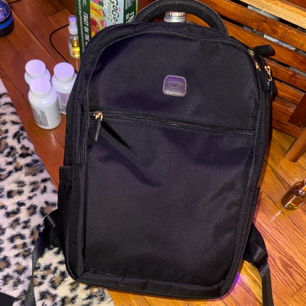 Bric’s Siena Black Backpack 28x42x16